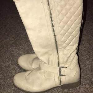 Slightly worn boots